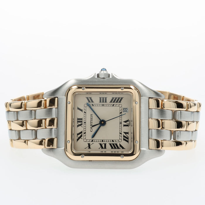 Cartier Panthere 3-Row 18kt Yellow Gold & Stainless Steel 26mm W25028B8