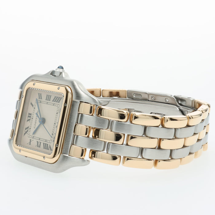 Cartier Panthere 3-Row 18kt Yellow Gold & Stainless Steel 26mm W25028B8