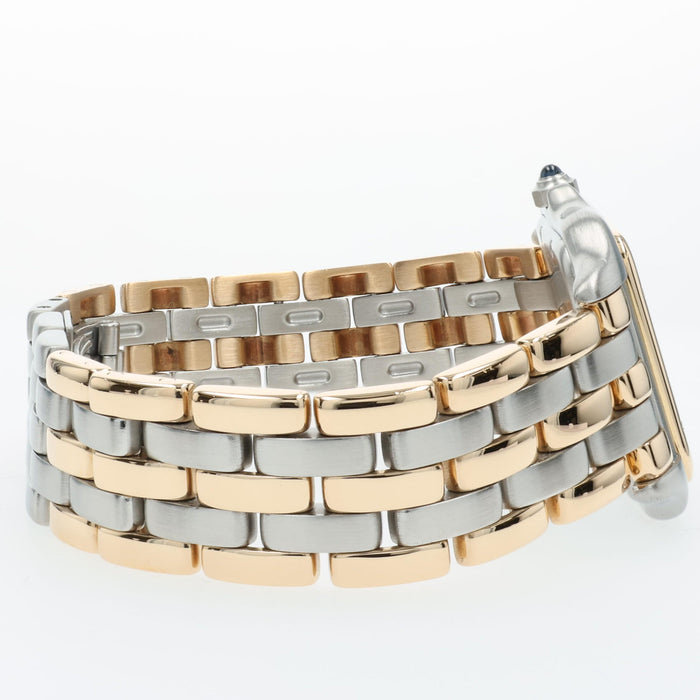 Cartier Panthere 3-Row 18kt Yellow Gold & Stainless Steel 26mm W25028B8