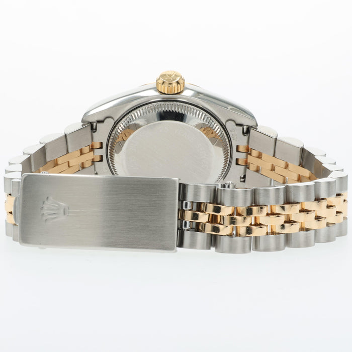 Rolex Datejust 26 Olive Green Dial 18k Yellow Gold and Stainless Steel 69173