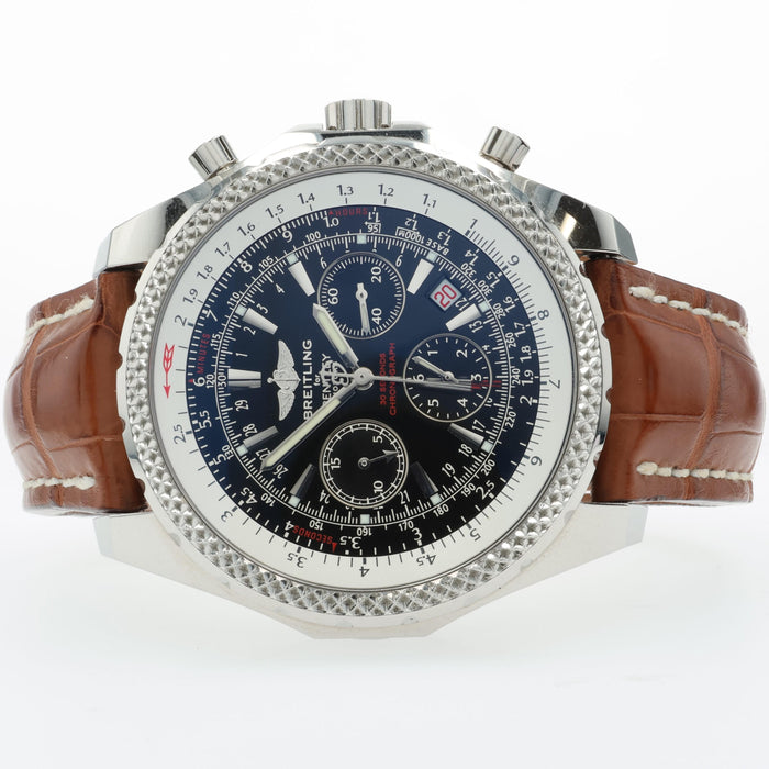 Breitling Bentley Motors Black Dial Chronograph Stainless Steel A25362