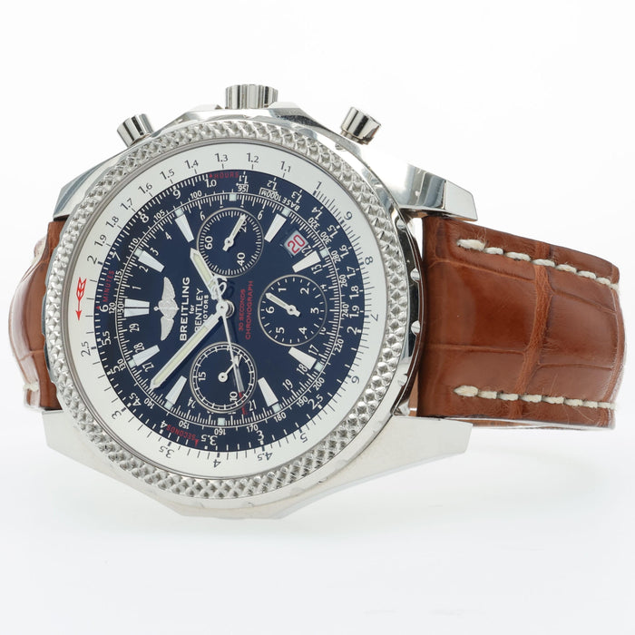 Breitling Bentley Motors Black Dial Chronograph Stainless Steel A25362