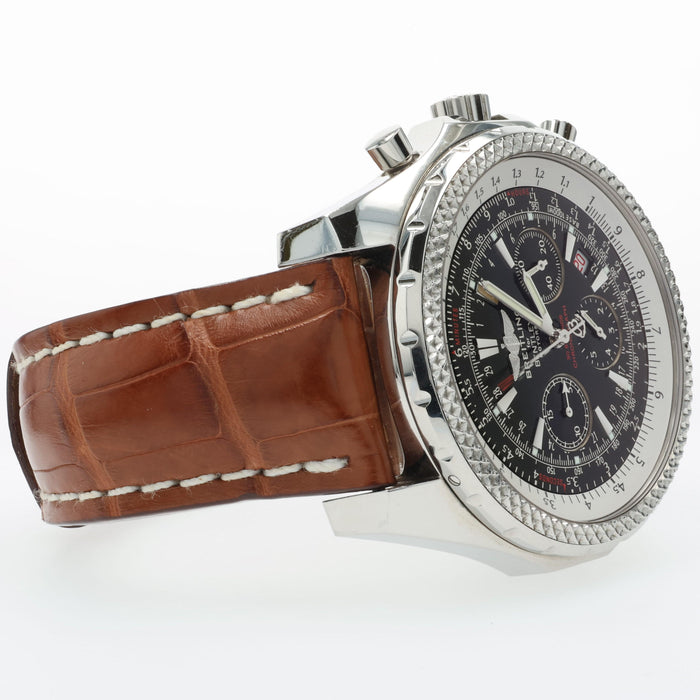 Breitling Bentley Motors Black Dial Chronograph Stainless Steel A25362