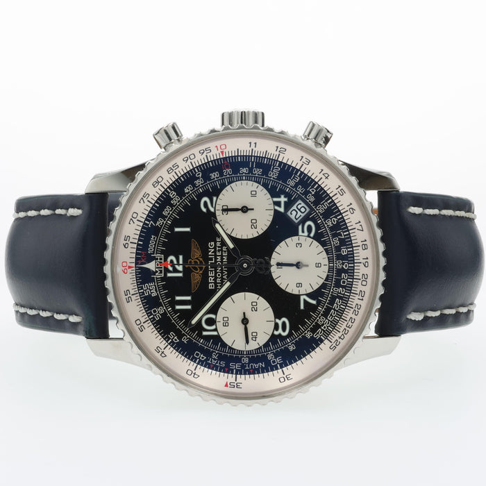 Breitling Navitimer Black Dial Chronograph Stainless Steel A23322
