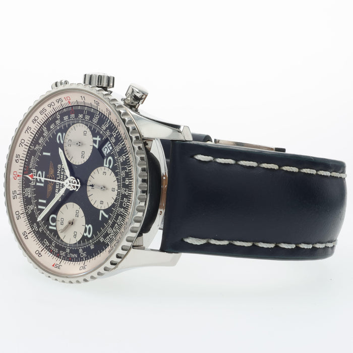 Breitling Navitimer Black Dial Chronograph Stainless Steel A23322