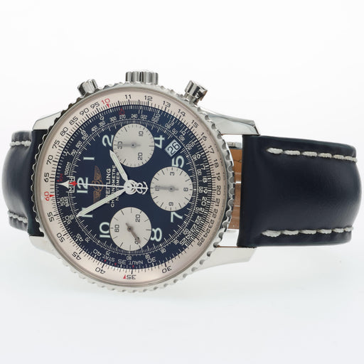 Breitling Navitimer Black Dial Chronograph Stainless Steel A23322