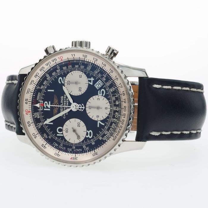 Breitling Navitimer Black Dial Chronograph Stainless Steel A23322