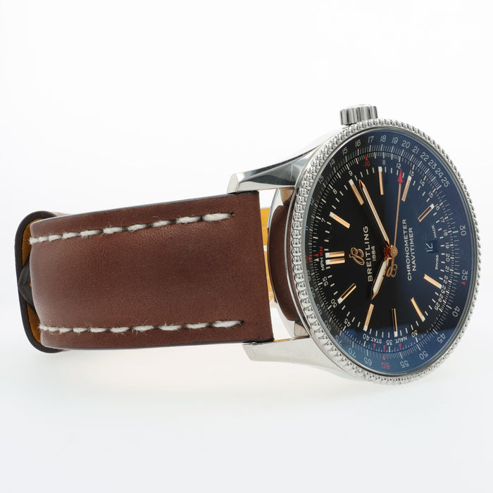 Breitling Navitimer Black Dial Automatic Stainless Steel 41mm A17326