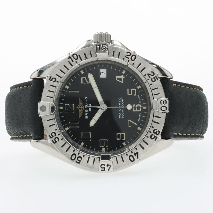 Breitling Colt Black Dial 38mm Automatic Stainless Steel A17035