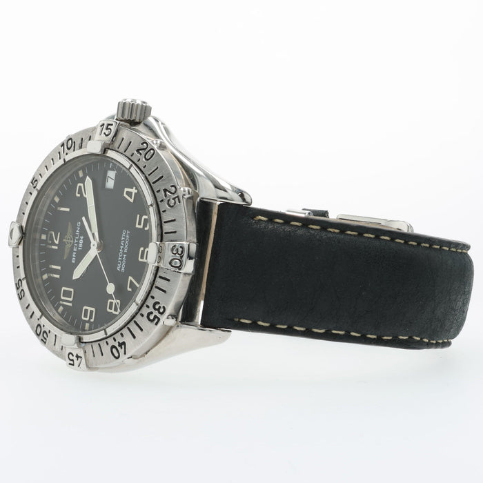 Breitling Colt Black Dial 38mm Automatic Stainless Steel A17035