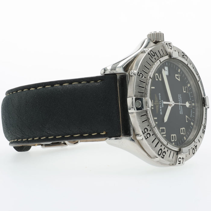 Breitling Colt Black Dial 38mm Automatic Stainless Steel A17035