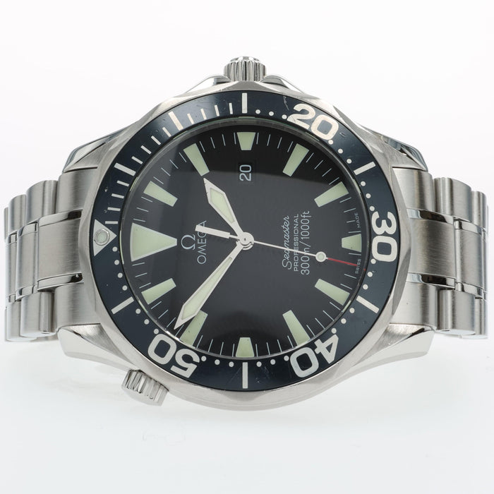 Omega Seamaster Black Dial Quartz Stainless Steel 41mm 2264.50