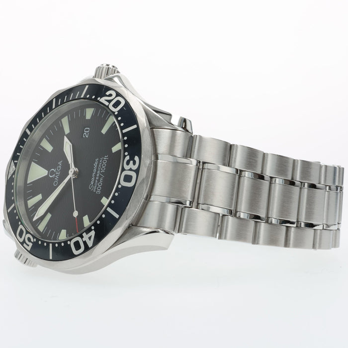 Omega Seamaster Black Dial Quartz Stainless Steel 41mm 2264.50