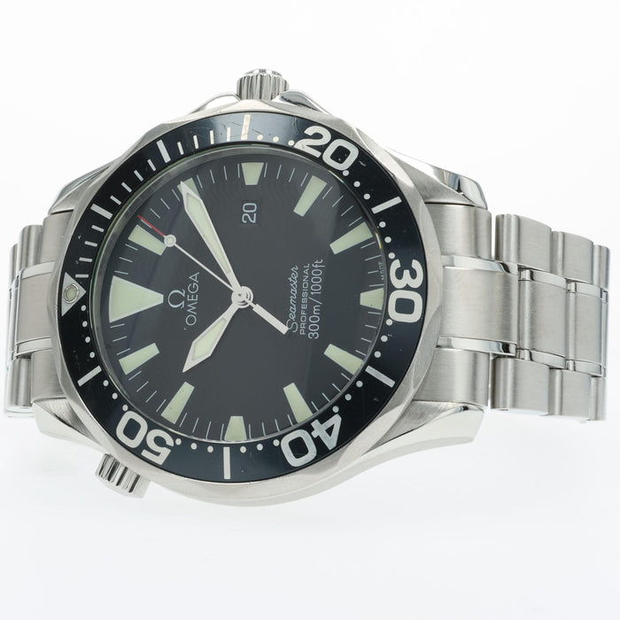Omega Seamaster Black Dial Quartz Stainless Steel 41mm 2264.50