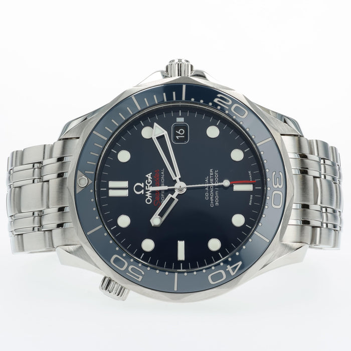 Omega Seamaster Blue Dial 41mm Full Size Stainless Steel 212.30.41.20.03.001