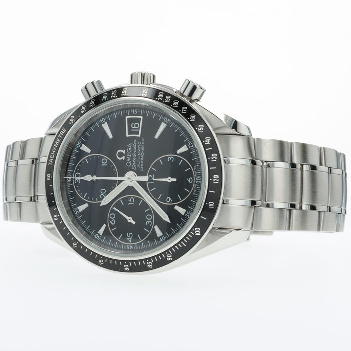 Omega Speedmaster Day/Date Black Dial Stainless Steel Chronograph 3210.50