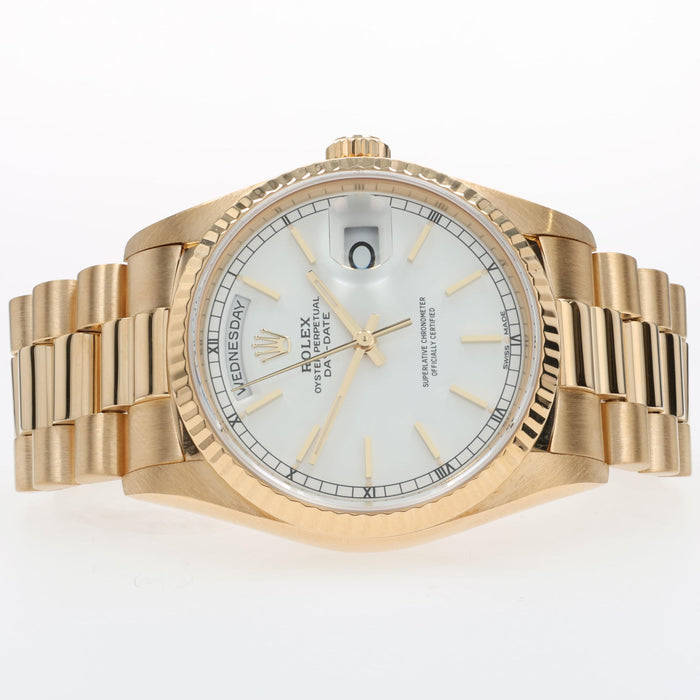 Rolex Datejust Day-Date 36mm 18K Yellow Gold President 18238