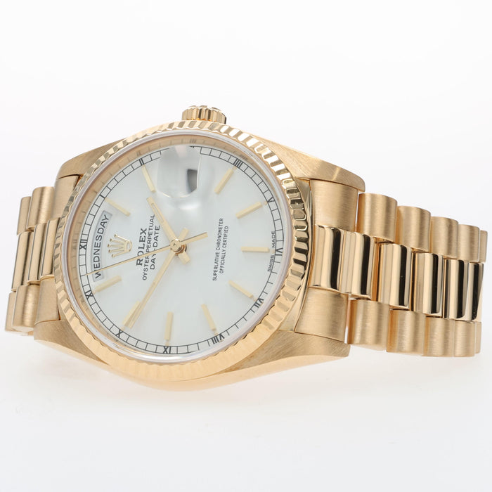 Rolex Datejust Day-Date 36mm 18K Yellow Gold President 18238