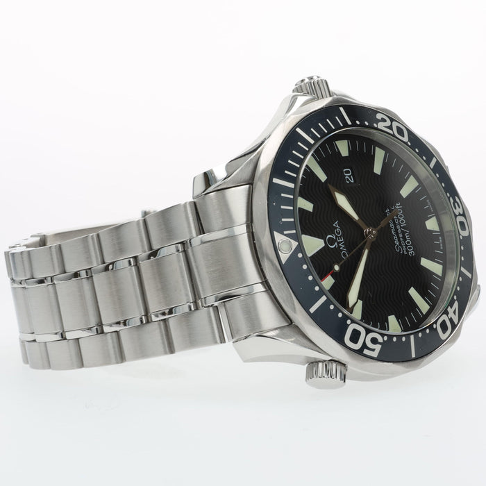 Omega Seamaster Black Dial Quartz Stainless Steel 41mm 2264.50