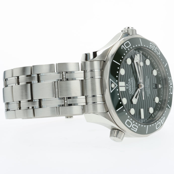 Omega Seamaster Green Dial "Seaweed" Stainless Steel 210.30.42.20.10.001