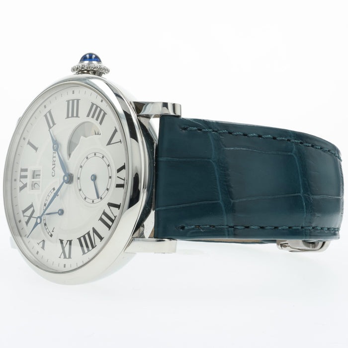 Cartier Rotonde de Cartier Retrograde GMT Silver Dial 42mm Steel W1556368 3773