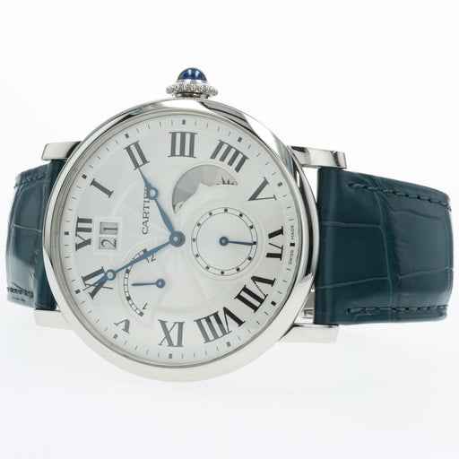 Cartier Rotonde de Cartier Retrograde GMT Silver Dial 42mm Steel W1556368 3773