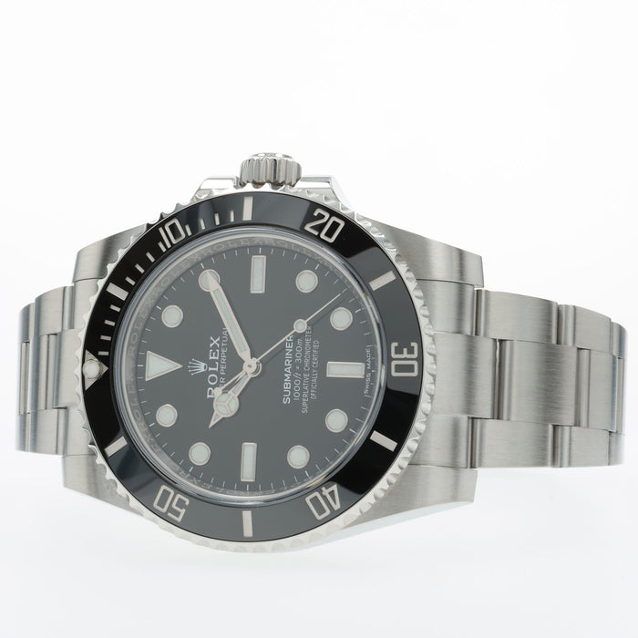 Rolex Submariner No Date Black Dial Stainless Steel 114060