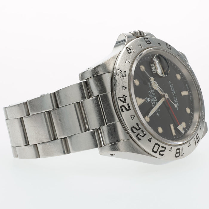 Rolex Explorer II Black Dial Stainless Steel 40mm Automatic 16550