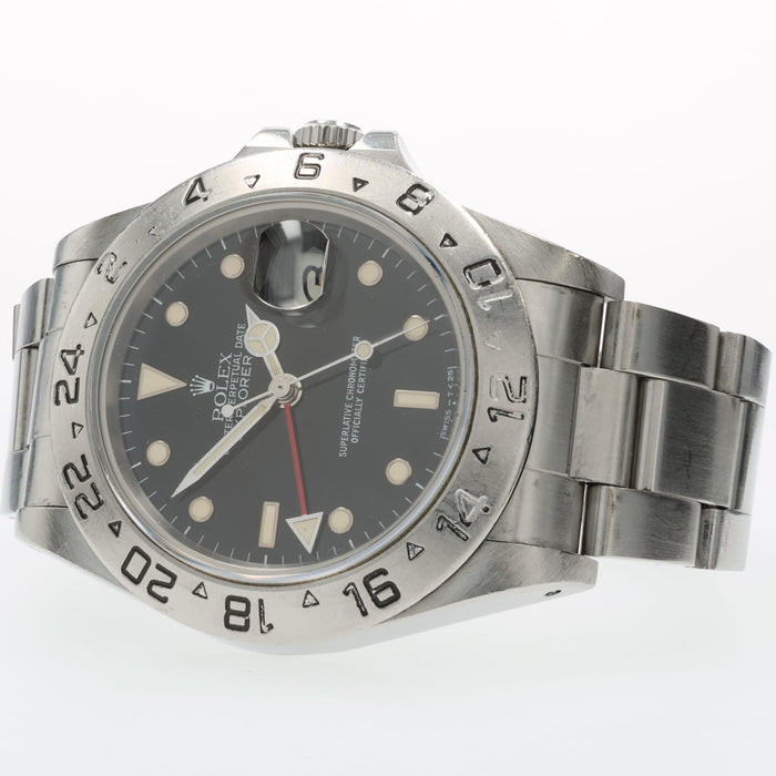 Rolex Explorer II Black Dial Stainless Steel 40mm Automatic 16550