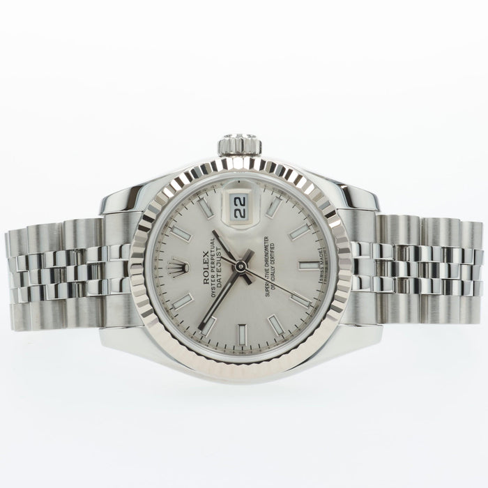 Rolex Datejust 26 Silver Dial Jubilee Stainless Steel 179174