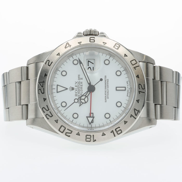 Rolex Explorer II White Polar Dial Stainless Steel 40mm 16570