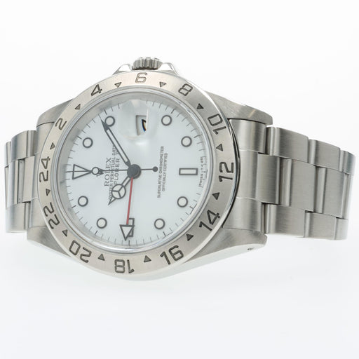 Rolex Explorer II White Polar Dial Stainless Steel 40mm 16570
