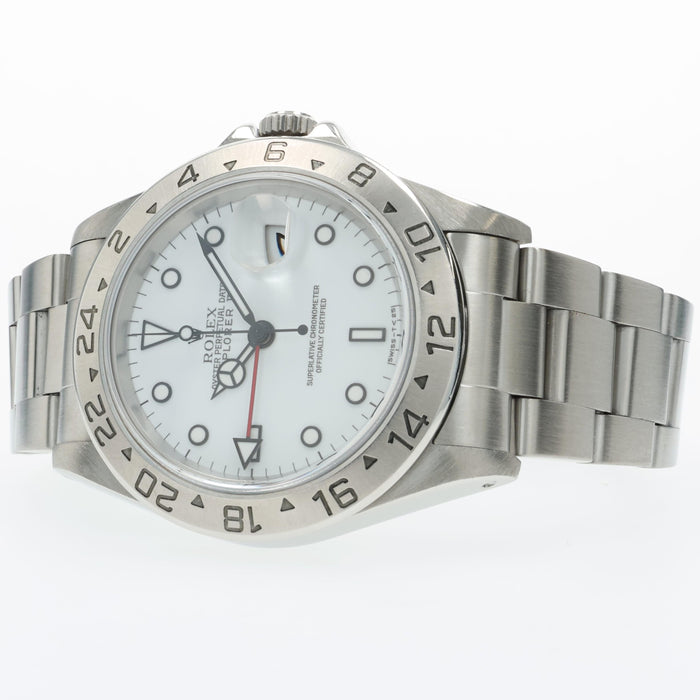 Rolex Explorer II White Polar Dial Stainless Steel 40mm 16570