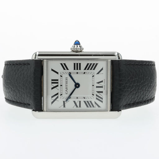 Cartier Tank Small Stainless Steel Quartz Sliver Dial WSTA0138 4563