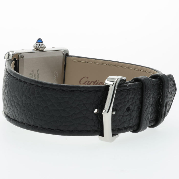 Cartier Tank Small Stainless Steel Quartz Sliver Dial WSTA0138 4563