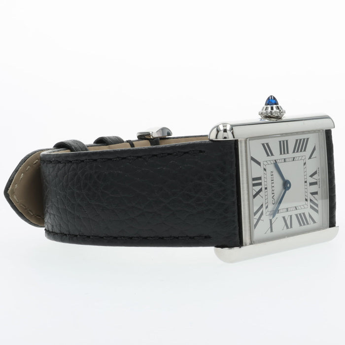 Cartier Tank Small Stainless Steel Quartz Sliver Dial WSTA0138 4563