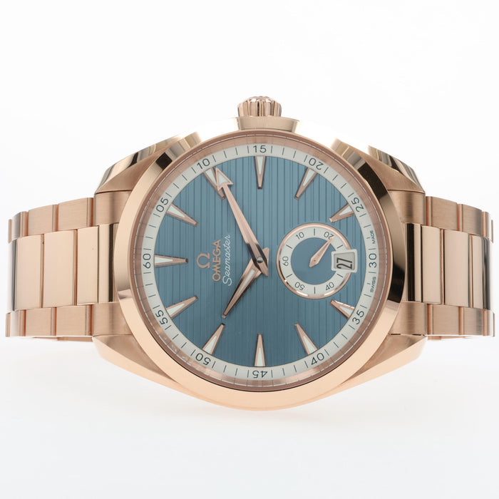 Omega Seamaster Aqua Terra Blue Dial 18kt Rose Gold 220.50.41.21.03.001