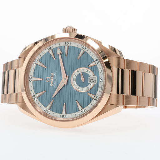 Omega Seamaster Aqua Terra Blue Dial 18kt Rose Gold 220.50.41.21.03.001