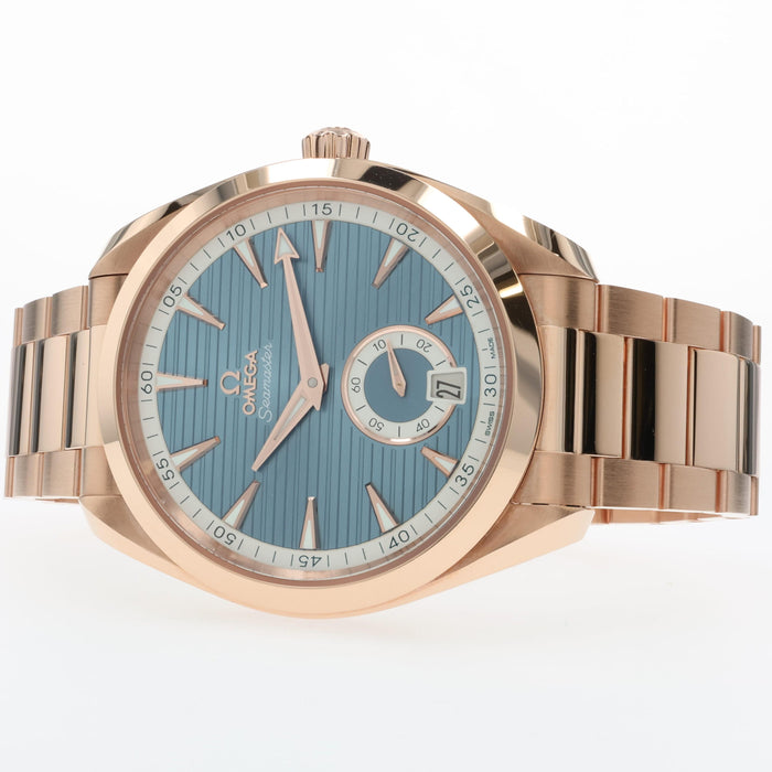 Omega Seamaster Aqua Terra Blue Dial 18kt Rose Gold 220.50.41.21.03.001