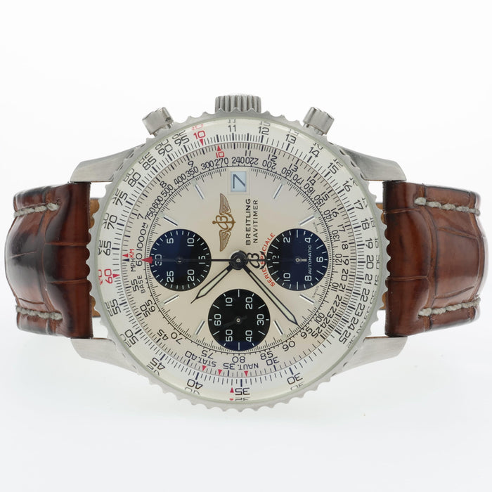Breitling Navitimer Silver Dial Chronograph 41mm A13330