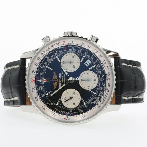 Breitling Navitimer Black Dial Chronograph Stainless Steel A23322