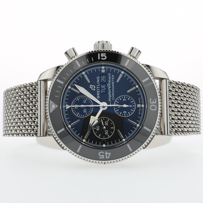 Breitling Superocean Heritage Black Dial Chronograph Stainless Steel A13313