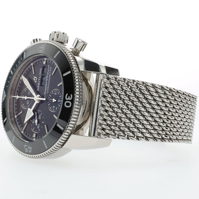 Breitling Superocean Heritage Black Dial Chronograph Stainless Steel A13313