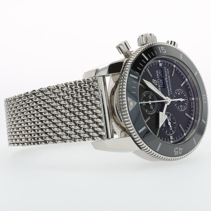 Breitling Superocean Heritage Black Dial Chronograph Stainless Steel A13313