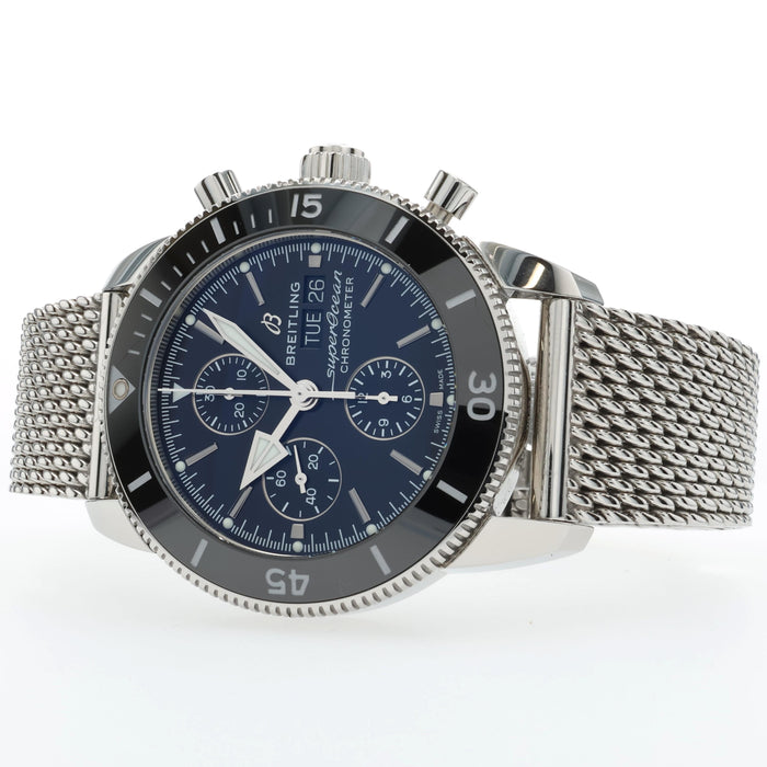 Breitling Superocean Heritage Black Dial Chronograph Stainless Steel A13313