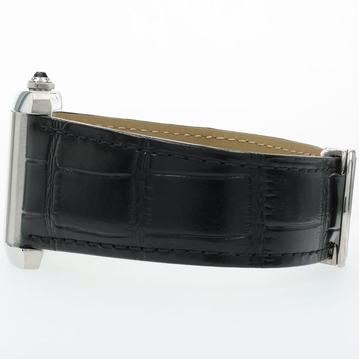 Cartier Tank MC Black Dial Stainless Steel W5330004 3589