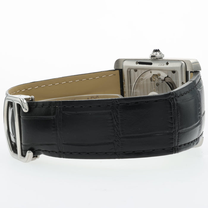 Cartier Tank MC Black Dial Stainless Steel W5330004 3589