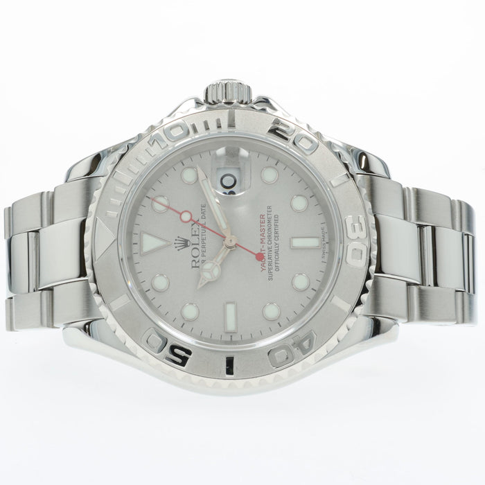 Rolex Yacht-Master I Platinum Silver Dial Stainless Steel 40mm 16622