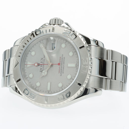 Rolex Yacht-Master I Platinum Silver Dial Stainless Steel 40mm 16622