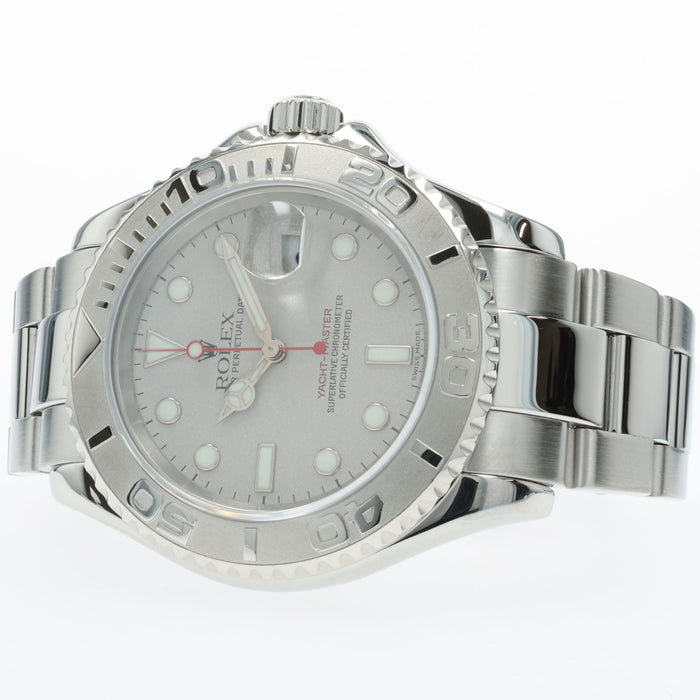 Rolex Yacht-Master I Platinum Silver Dial Stainless Steel 40mm 16622